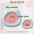 Flat Whisker-Friendly Ceramic Plate for Wet Food & Treats