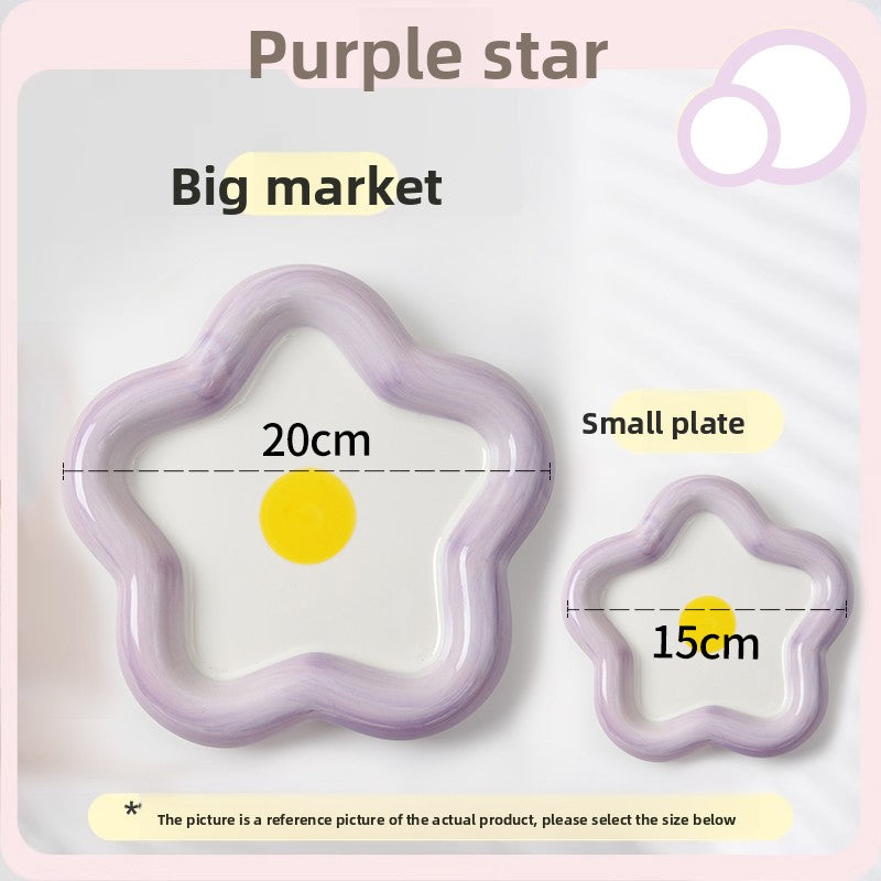 Flat Whisker-Friendly Ceramic Plate for Wet Food & Treats