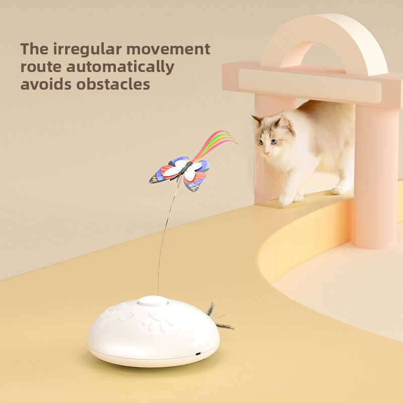 Rechargeable Spinning Butterfly Cat Toy