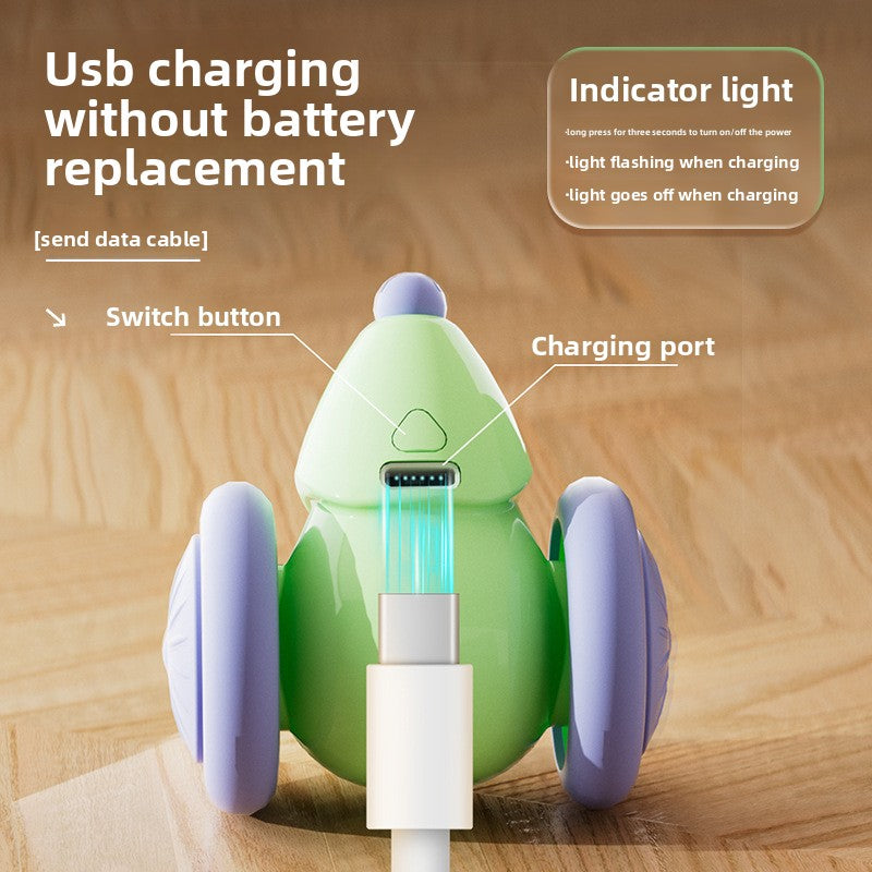 Automatic Rolling Cat Toy, Smart Touch-Activated Chase Toy