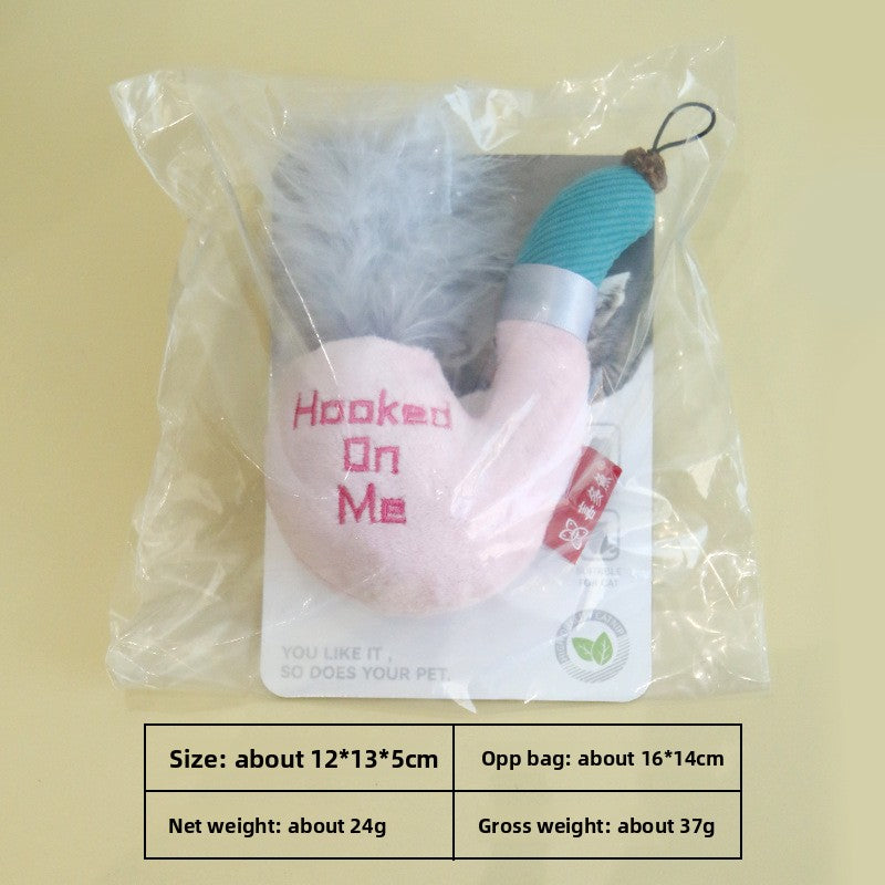Hooked On Me Catnip Plush Cat Toy
