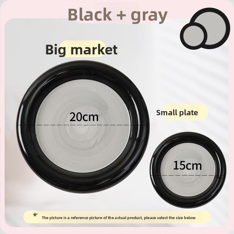 Flat Whisker-Friendly Ceramic Plate for Wet Food & Treats