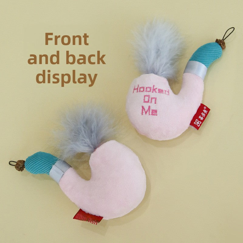 Hooked On Me Catnip Plush Cat Toy