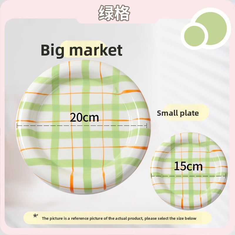 Flat Whisker-Friendly Ceramic Plate for Wet Food & Treats