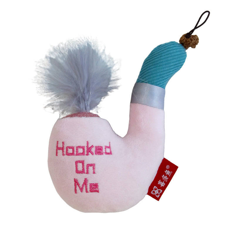 Hooked On Me Catnip Plush Cat Toy
