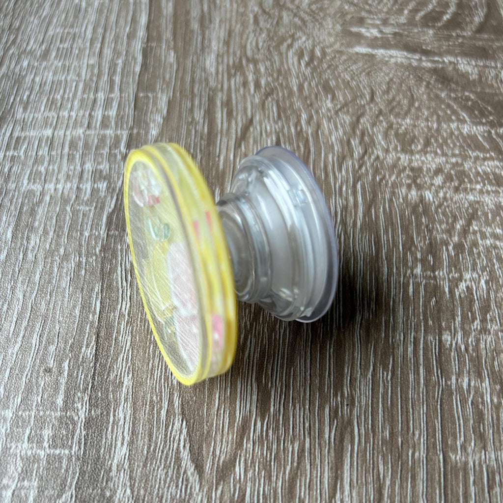 Kawaii Lemon Cat Shaker Phone Grip