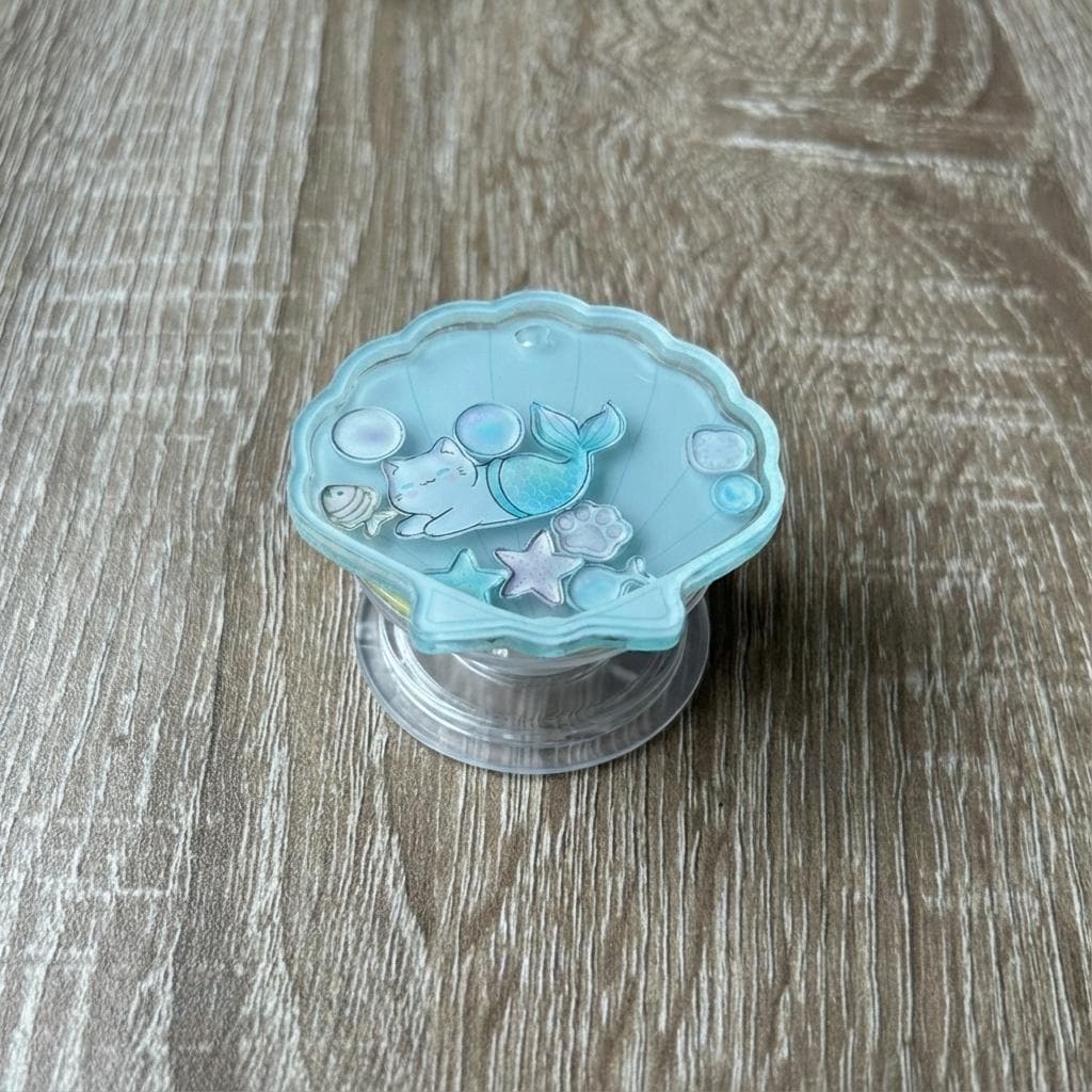 Purrmaid Shaker Phone Grip | Griptok