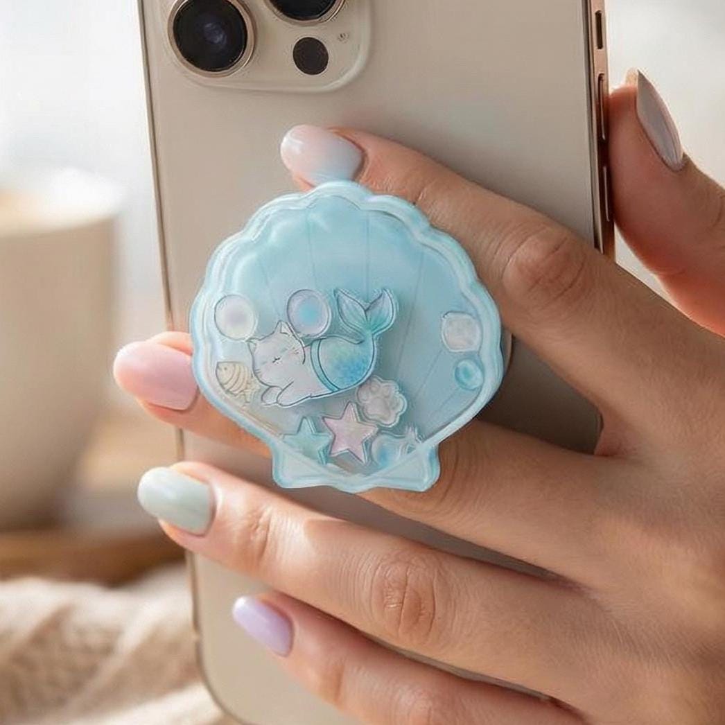 Purrmaid Shaker Phone Grip | Griptok