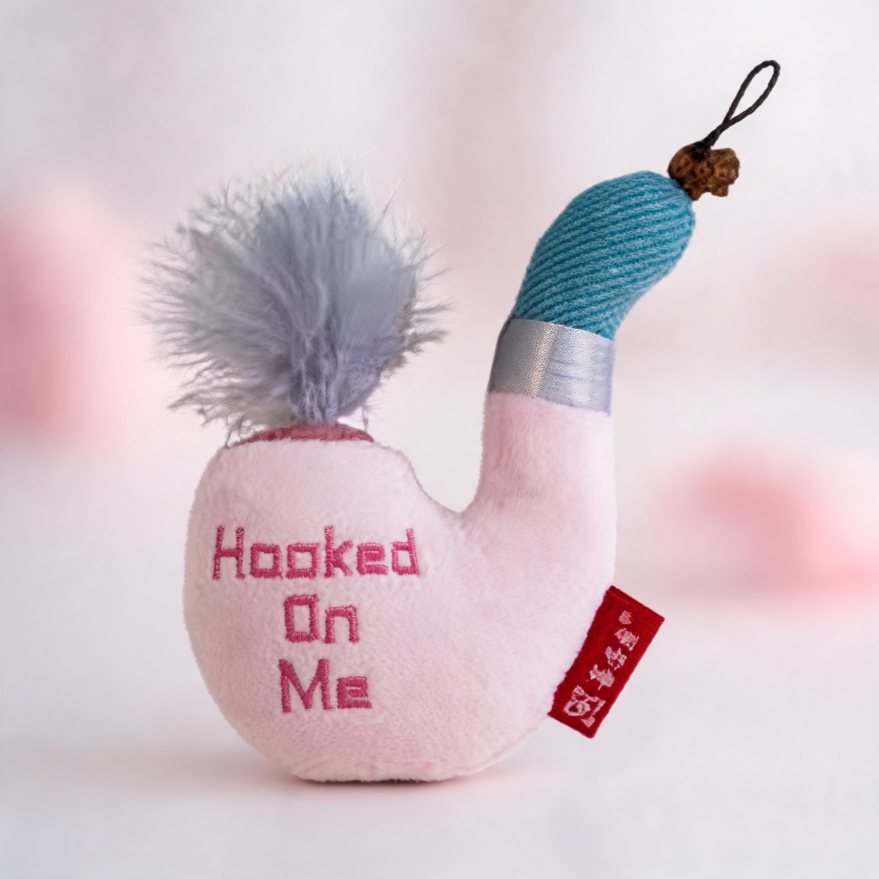Hooked On Me Catnip Plush Cat Toy