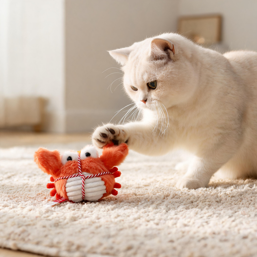 Catnip Crab / Lobster Plush Cat Toy